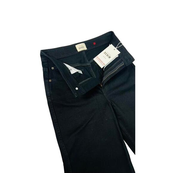 NWT! Sezane Le Crop Denim BLACK/NOIR SIZE-6 - Picture 7 of 11